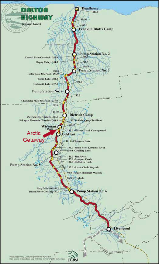 Dalton Highway travel information - Arctic Getaway